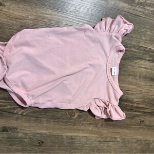 Pink Ruffled Kids Top